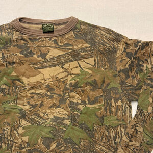 Men's Spartan Realtree Camo Long Sleeve 90s‎ Brown Green